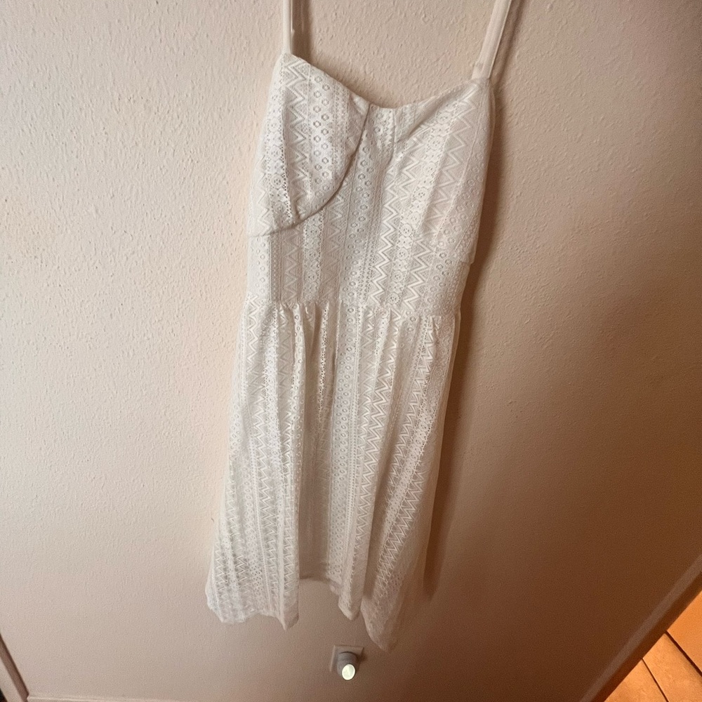 white summer dress